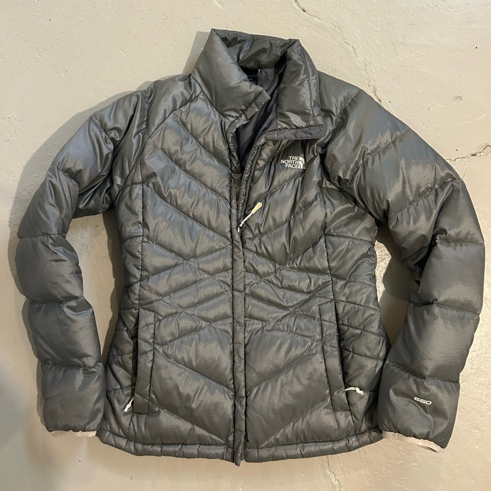 The North Face Gray Puffer Jacket